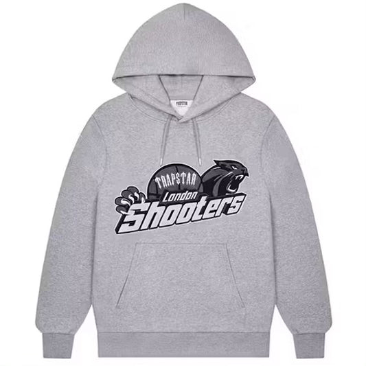 Hoodie Trapstar Shooters Gris/Negro