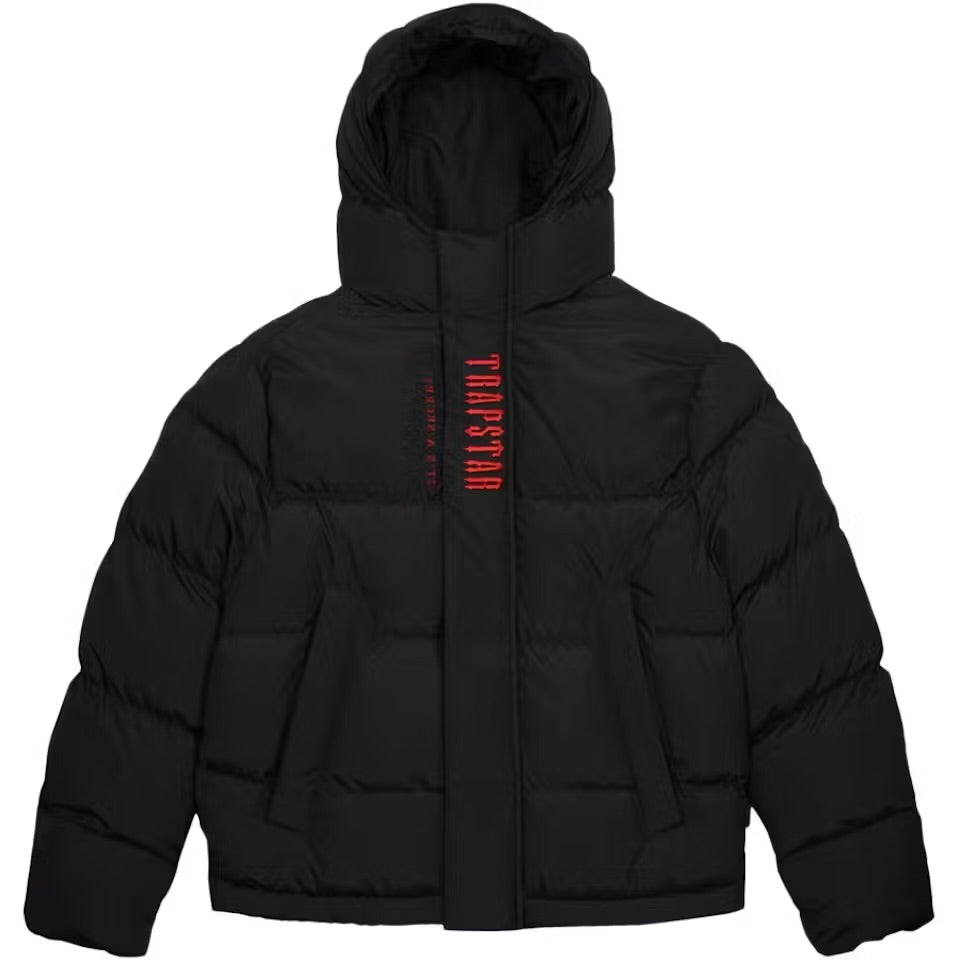 Chaqueta Trapstar Decoded 2.0 Negra y Rojo