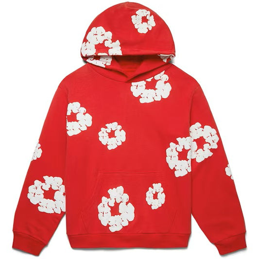 Hoodie Denim Tears Rojo