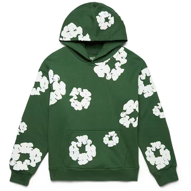 Hoodie Denim Tears Verde