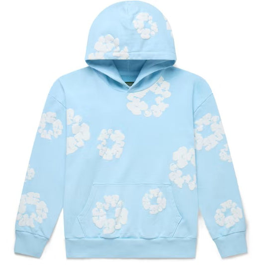 Hoodie Denim Tears Azul Cielo