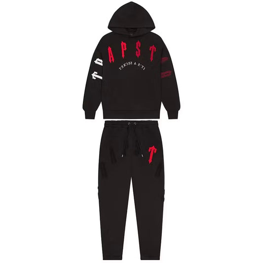 Conjunto Trapstar Irongate 2.0 Negro/Rojo