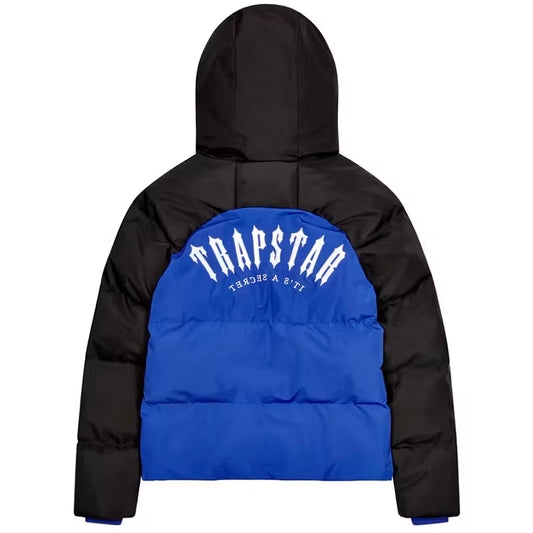 Trapstar Decoded Blue and Black Jacket