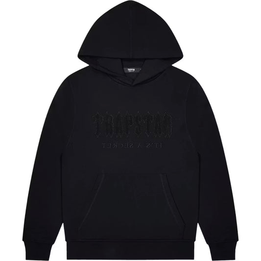 Hoodie Trapstar Decoded “Black Monochrome”