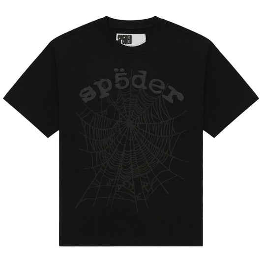 Camiseta Sp5der OG Web Negra