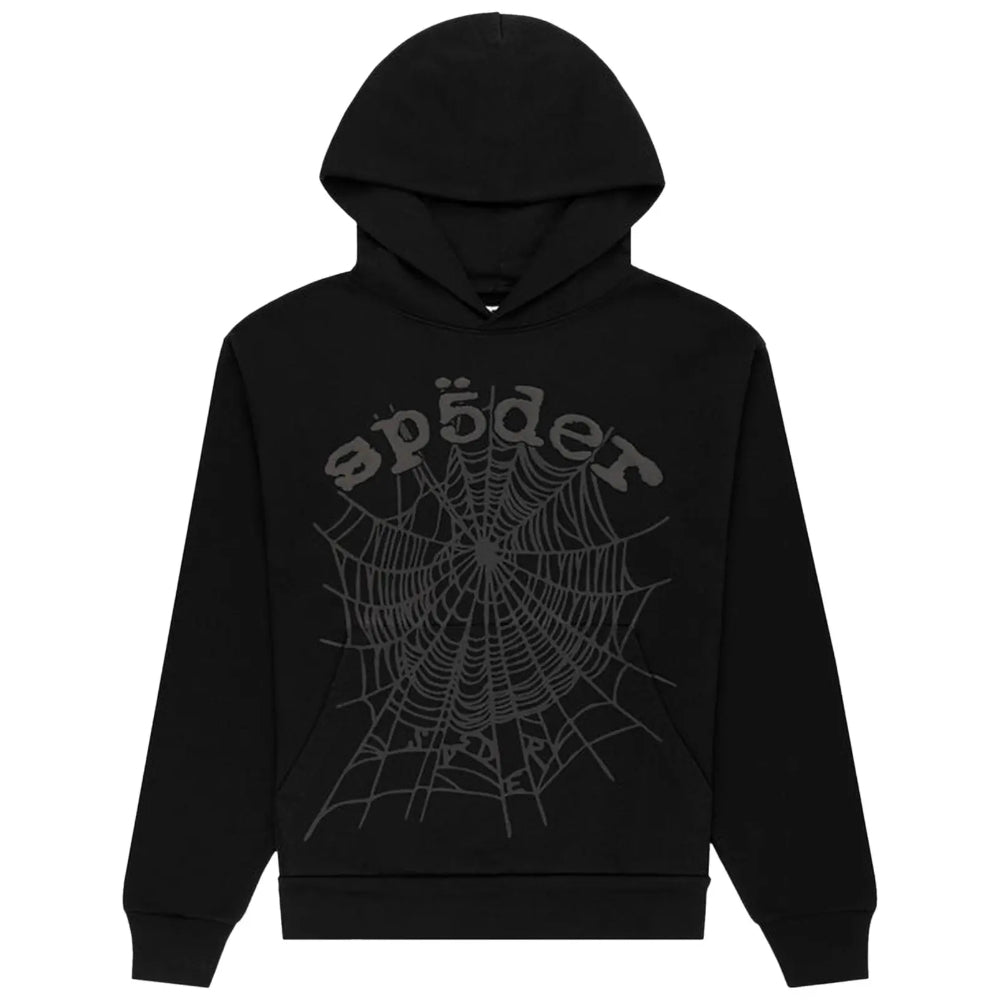 Hoodie Sp5der P*nk v2 Negro