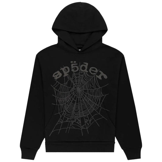 Hoodie Sp5der P*nk v2 Negro