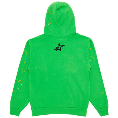 Hoodie Sp5der P*nk v2 Verde