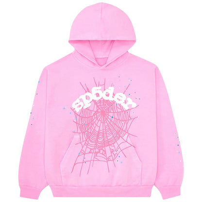 Hoodie Sp5der P*nk v2 Rosa