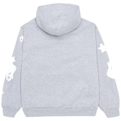 Hoodie Sp5der Beluga Gris