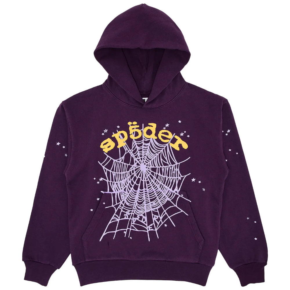 Hoodie Sp5der OG Web v2 Purple