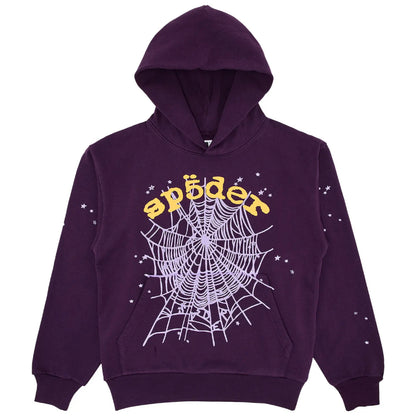 Hoodie Sp5der OG Web v2 Purple