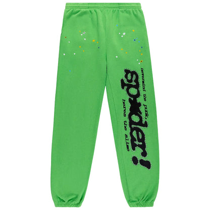 Jogger Sp5der P*nk v2 Verde