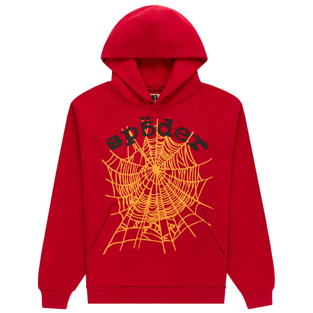 Hoodie Sp5der OG Web v2 Red