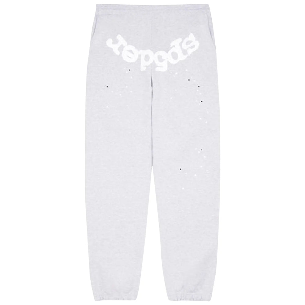 Jogger Sp5der Logo Gris Heather