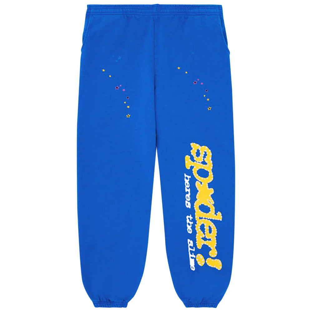 Jogger Sp5der P*nk v2 Azul