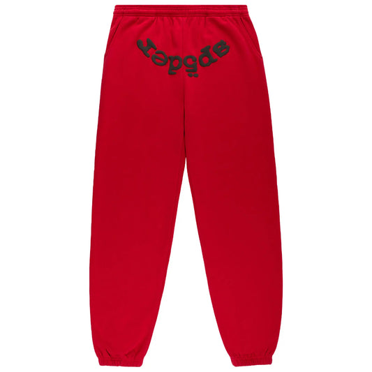 Jogger Sp5der Logo Rojo