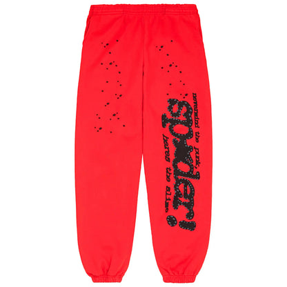 Jogger Sp5der P*nk v2 Rojo