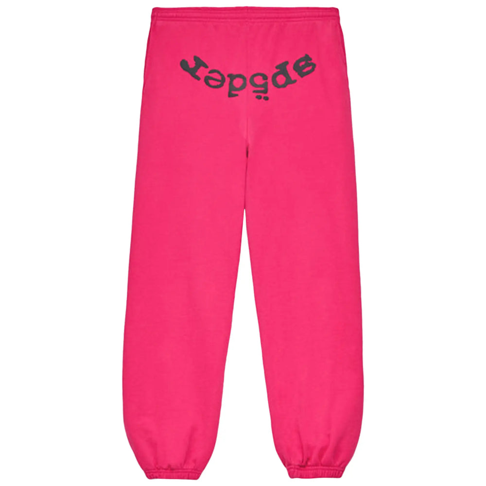 Jogger Sp5der Logo Pink