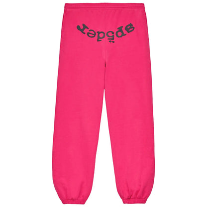 Jogger Sp5der Logo Pink