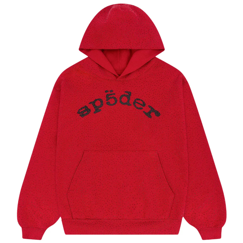 Hoodie Sp5der VVS Rojo