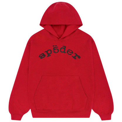 Hoodie Sp5der VVS Rojo