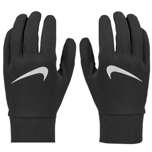 Guantes Nike Pacer Dri-Fit Negro/Plata