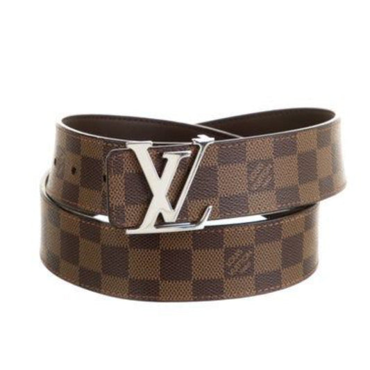 Cinturón Louis Vuitton 40mm Marrón/Plateado