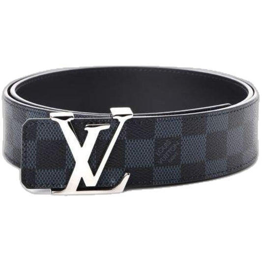 Cinturón Louis Vuitton 40mm Navy/Plateado