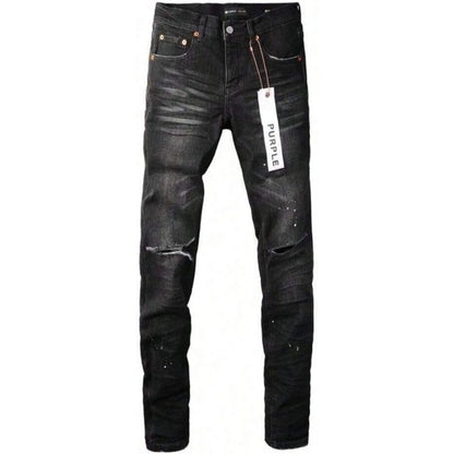 Purple Brand Ripped Skinny Jeans 'Aged Black'