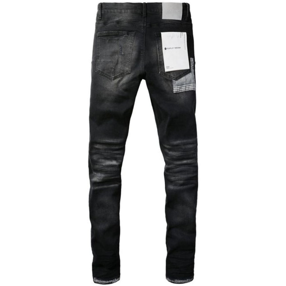 Jeans Ajustados Purple Brand Rasgados 'Negro'