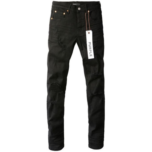 Jeans Ajustados Purple Brand Rasgados 'Negro'
