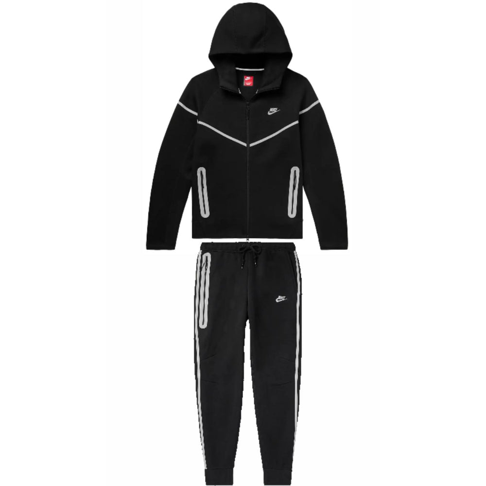 Conjunto Nike Tech Negro Reflectante