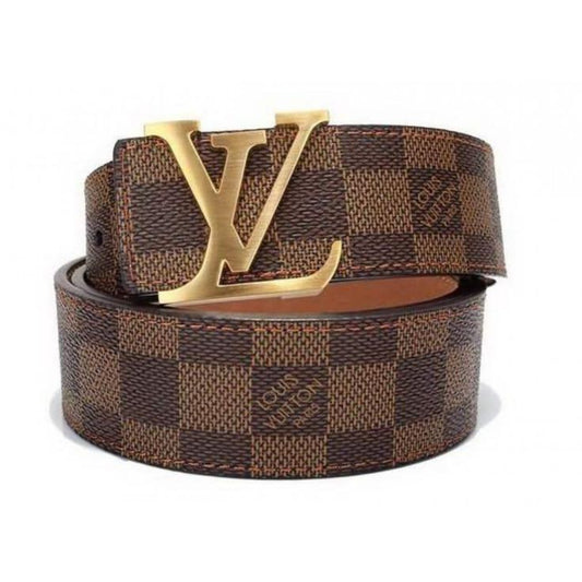 Cinturón Louis Vuitton 40mm Marrón/Dorado