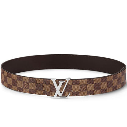 Cinturón Louis Vuitton 40mm Marrón/Plateado