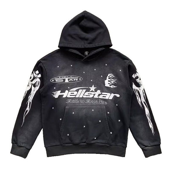 Hoodie Hellstar Path To Paradise Negro